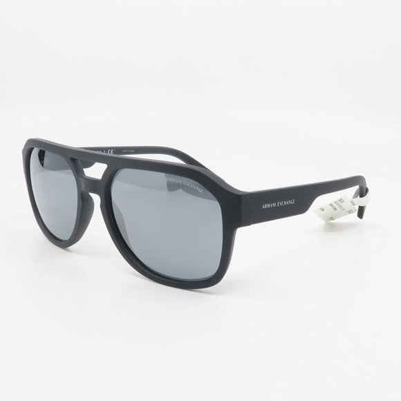AX 4074S 8078/6G Armani Exchange Matte Black Sun - Picture 5 of 6